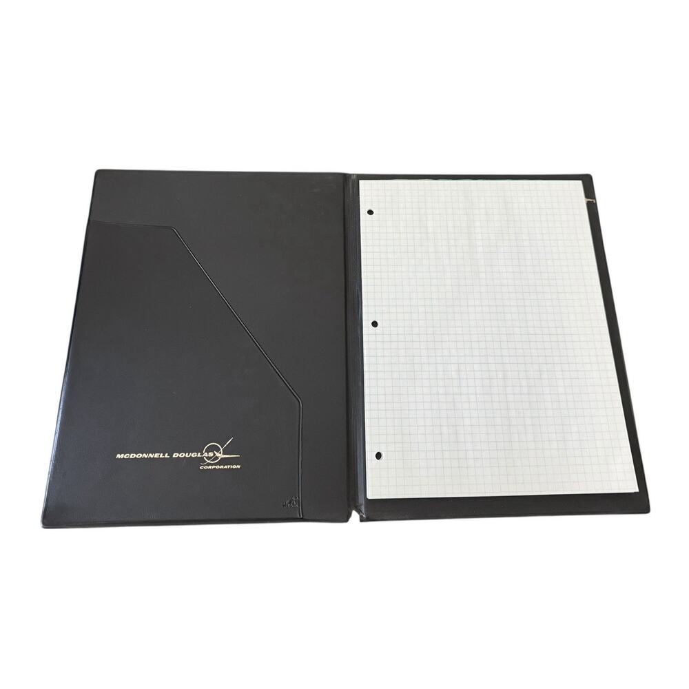 VTG McDonnell Douglas Folder Portfolio Padfolio Grid Paper‎ Boeing Aviation READ